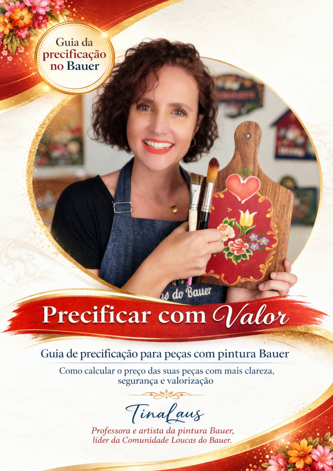 Guia de Precificação para artesãs de pintura Bauer