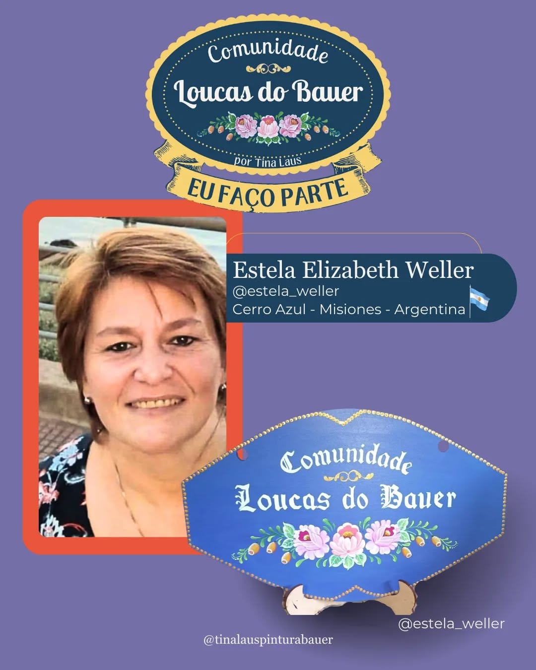 Foto da aluna Estela Weller
